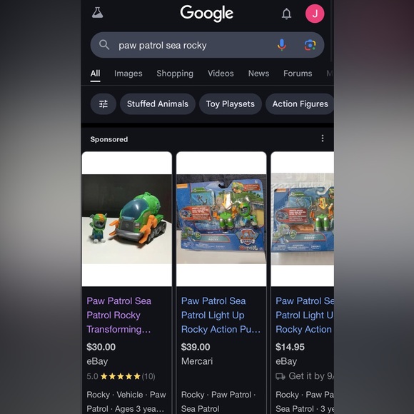 Paw patrol sea transforming rocky figure and vehicle - Picture 7 of 7